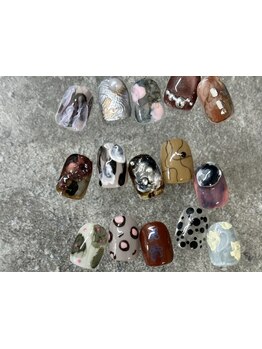 手描きアートが得意なサロン