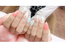 ネイルサロン ティプレシャス(T Precious)/春にぴったりニュアンスネイル☆