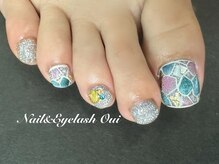 ウイ(Oui)/ステンドグラスネイル