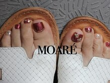 モアレネイル(moare' nail)/フット/お任せ10本アート ¥7,500