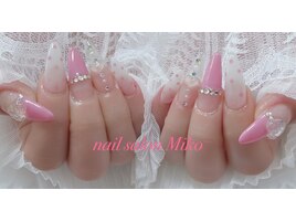 ピンクドットハートスカルプ