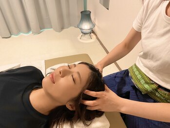 紫陽花/ドライヘッドスパ