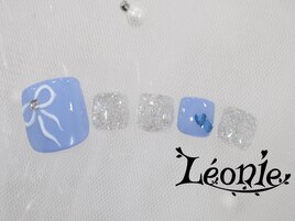 リボン×ハートホロデザイン