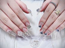 アキコネイルサロン(Akikoネイルサロン)/10本長さだし＋持ち込みデザイン