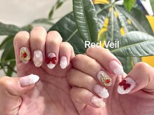 レッドベール 北浦和店(red veil)の雰囲気（ワンホンや韓国風ネイルちゅるんとした可愛いカラーいっぱい☆）