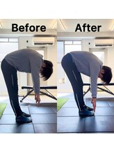 リライズ(re.RAIZE)/30代男性　前屈可動域改善