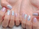 紫陽花ネイル