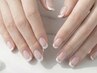 《新規》【hand】フレンチ/ベースカラー有/￥8500［パラジェル可］