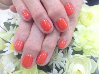 プルミエ ネイル(Premier Nail)/オレンジ☆ワンカラー