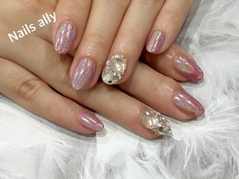 ネイルズアリー 立川店(Nails ally)/ユニコーン×ビジュー