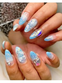 ブルー、青空、ロング