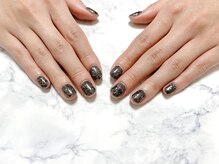 サロン ラーラフ(Salon)/黒ラメワンカラー