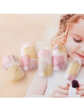 ラ カゼッタ(La casetta)/水彩×ミラーネイル