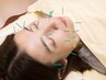「ハリ艶(つや)美容コース！フェイス頭皮マッサージ＋鍼ケア50分」
