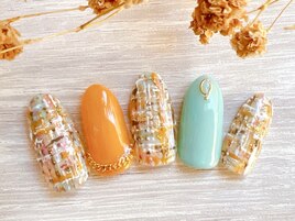 ツイードネイル♪