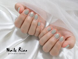 スキニーフレンチショートネイル