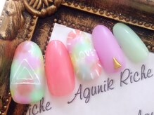 アグニークリッシェ(Agunik Riche)/【カラフルネイル】 