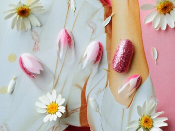 ソウ 難波店 nail salon Sou/花びらnail