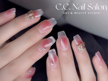 シーシーネイルサロン 池袋(C.C.Nail salon)/チークマグネットネイル