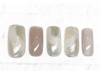 アルセア 上野御徒町店(Alcea)/ミラーネイル ニュアンス