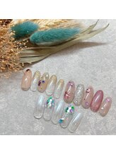 ルミエナ 銀座(Lumiena Ginza)/8月マンスリーネイル