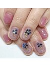 お花ストーン☆ネイル