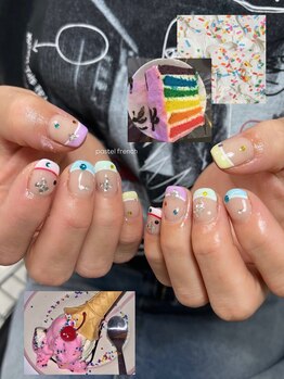 ウズ 和歌山店(UZU)/ポップフレンチネイル