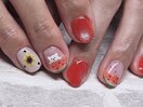 スイカ＆ひまわりnail