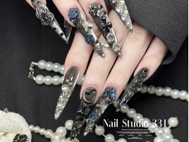 黒マグネット×ハロウィンパーツ