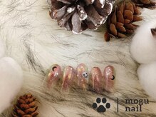 モグネイル(Mogunail)/ハロウィンコース/おばけネイル