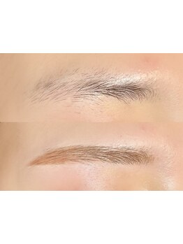 アイブロウメニューがあるサロン