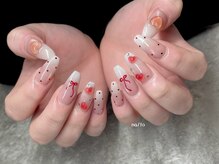 リカルメナートゥ 薬院(re:calmer na/to)/バレンタインネイル