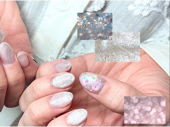 スパンコールフラワーニュアンス