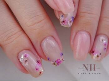 ネイルハウス(Nail house)/押し花フレンチ