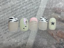 アイネイルズ 横浜EAST店(I-nails)/ゼブラフレンチネイル