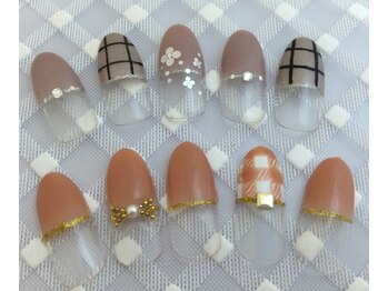 ネイルサロン ビジュードゥ(Nailsalon Bijoux doux)/デザインネイル♪¥6800!!