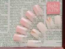ライトネイルズ イバラキ(light nails IBARAKI)/シンプルキレイ