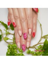 たゆ ネイル(たゆnail)/華やかネイル☆