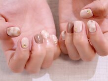 ラルネイル 大宮(Lull. nail)/＊グレージュ＊タイダイ＊