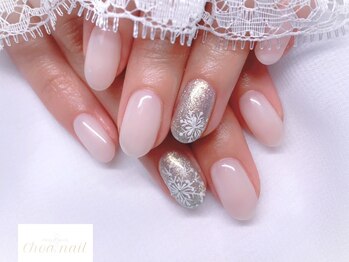 チョアネイル(Choa Nail)/ChoaNail~雪の結晶ネイル