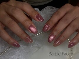 マグネット&ビジューネイル