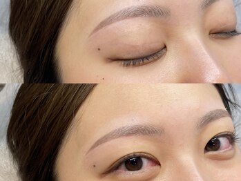 レイン 大阪本町店(Rain)の写真/肌に負担の少ないアイブロウWAX,間引き～話題の眉毛パーマも◎眉のお悩み解消,似合わせ,朝のメイクも時短◎