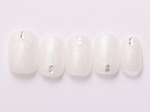 ジェミーネイル エビス(Jemiy nail ebisu)/キラキラストーンラメ7480yen