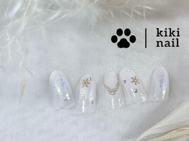 雪ネイル/冬ネイル