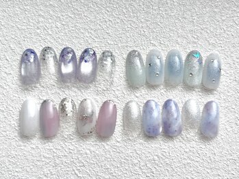 アプリコットネイル(apricot nail)/5.6月定額デザイン ¥8800
