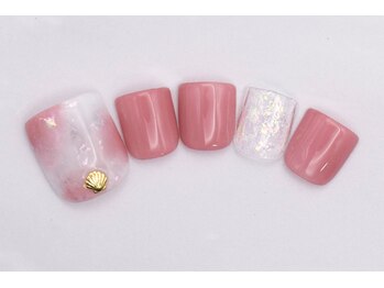 6000円 フットネイル