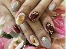 ボルドー×天然石