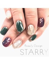 スターリー(STARRY)/うねうね　ボルドー　グリーン