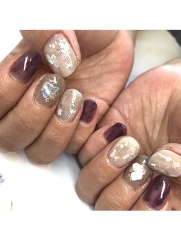 トータルサロン 白べぇーっ プラス/シェルニュアンスネイル