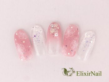 エリクサーネイル 神田(Elixir Nail)/シンプル/クーポン使用